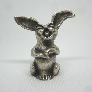Ampersand Pewter Bunny Rabbit miniature pewter figurine
